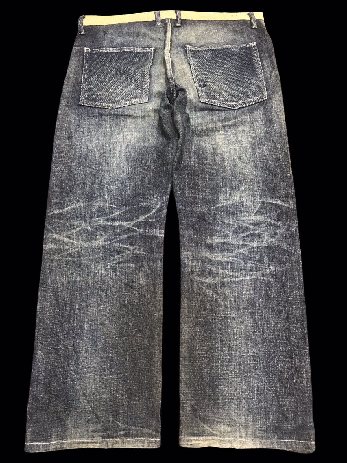 Designer 💥ARCHIVAL💥SCISSORMAN HYBRID DISTRESSED PATCHWORK DENIM F87 Size US 38 / EU 54 - 2 Thumbnail