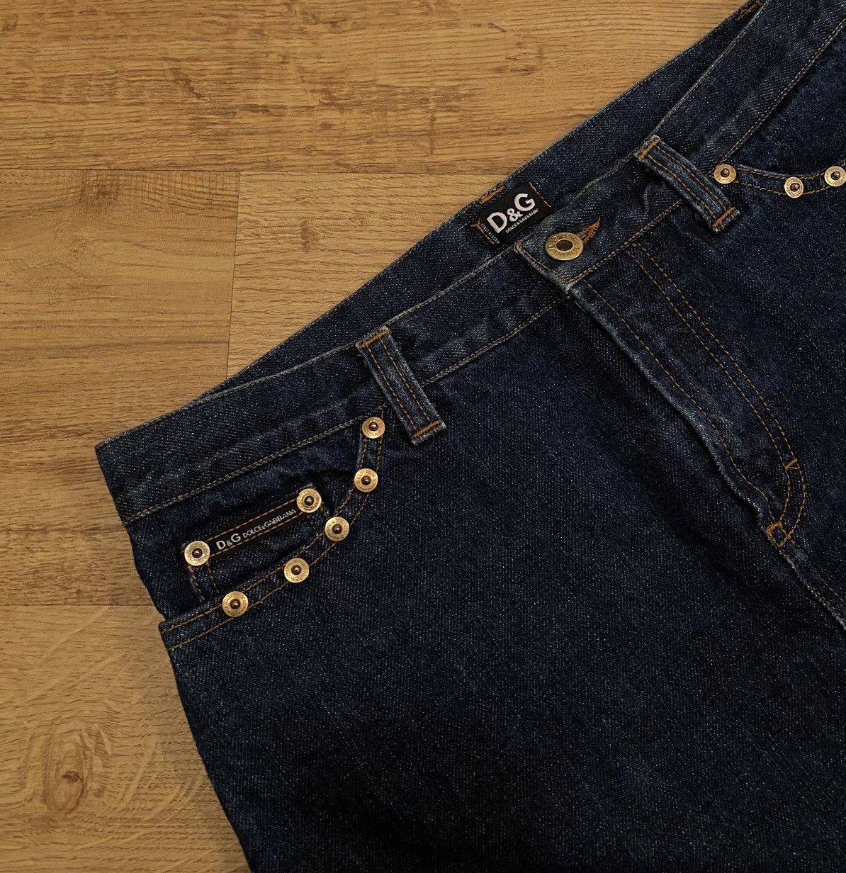 Dolce & Gabbana Dolce & Gabbana Denim Skirt x Vintage x Luxury Size 32" / US 10 / IT 46 - 1 Thumbnail