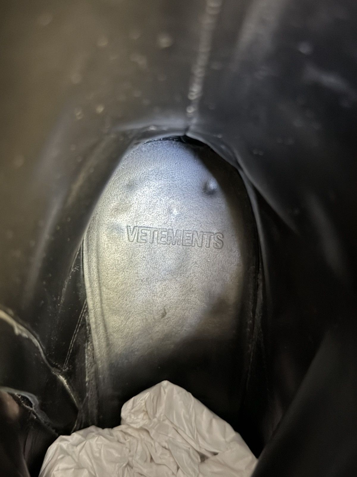 Vetements Black Leather Texan Boots Size US 12 / EU 45 - 10 Thumbnail