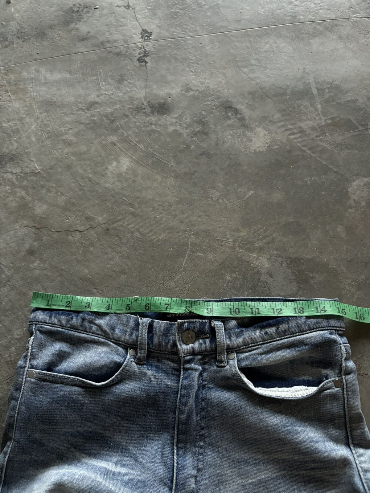 semanticdesign SEMANTIC DESIGN slim skinny hedi slimane style distressed Size US 29 - 15 Thumbnail