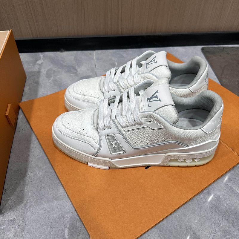 Louis Vuitton Louis Vuitton White Cement Trainer Sneakers 0089 Size US 8 / EU 41 - 1 Thumbnail