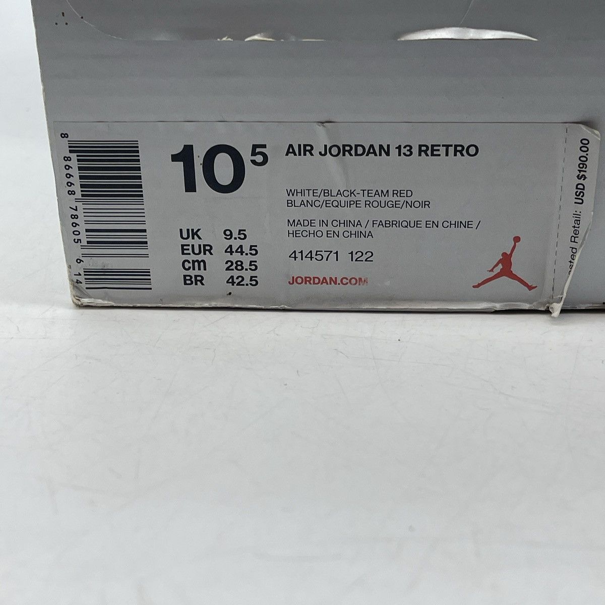 Jordan Brand Air Jordan 13 Chicago Size US 10.5 / EU 43-44 - 9 Thumbnail