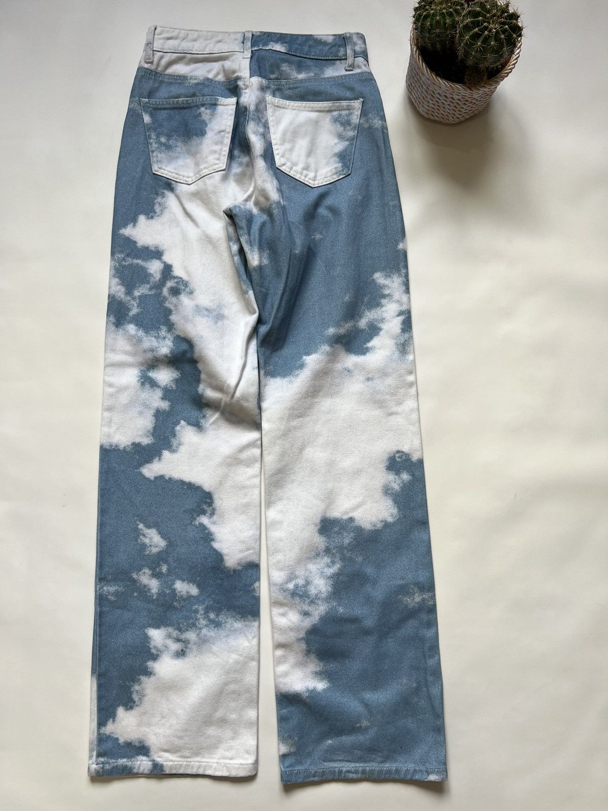 Jaded London Jaded London Light Wash Wide Leg Jeans Pants Blue Sky Size 25" / US 0 / IT 36 - 7 Thumbnail