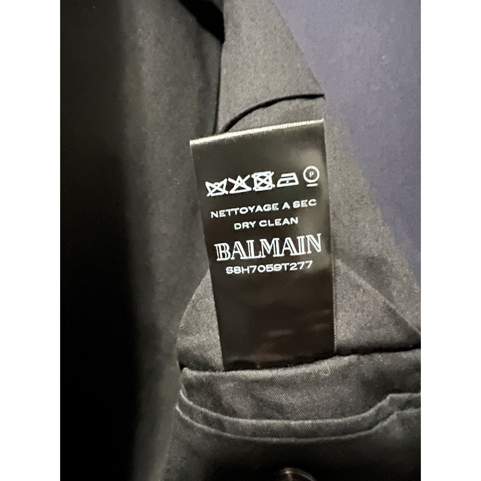 Balmain Balmain Double-Breasted Military Blazer Size 48R - 13 Thumbnail