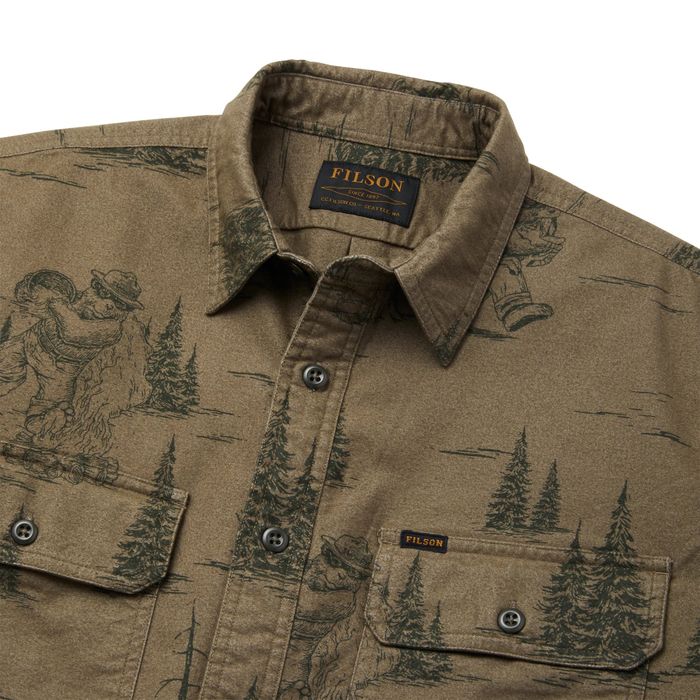 Filson Fall 2021 Smokey Bear Field Flannel Shirt Grailed