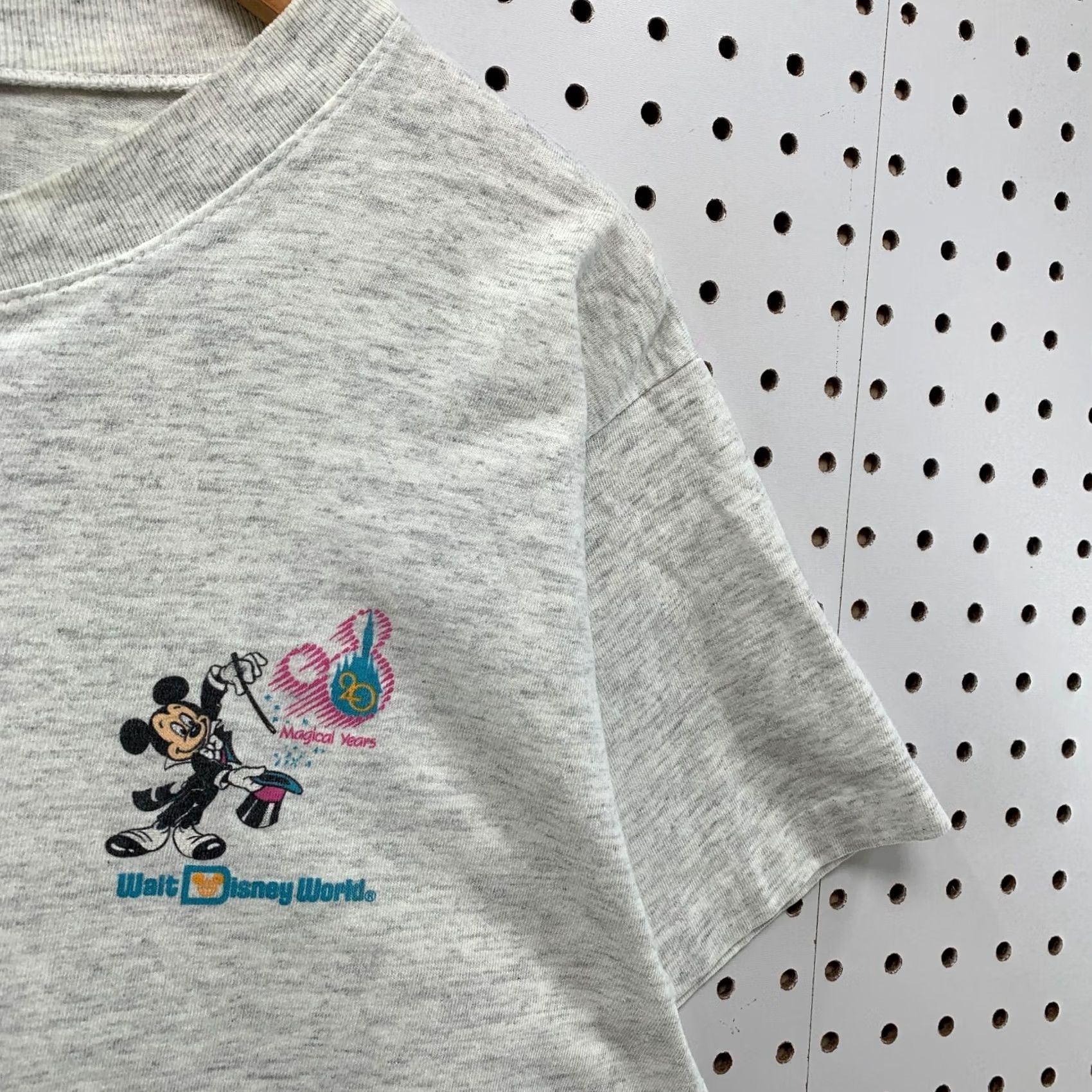 Disney Vintage 90s Disney Henley Shirt Gray Single Stitch 20th Anniversary Small 21x26 Size US S / EU 44-46 / 1 - 6 Thumbnail