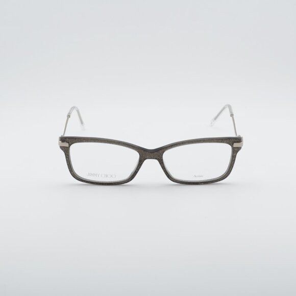 Jimmy Choo Jimmy Choo JC279 0P4G 00 Eyeglasses Grey Glitter/Gold 52mm Size ONE SIZE - 2 Thumbnail