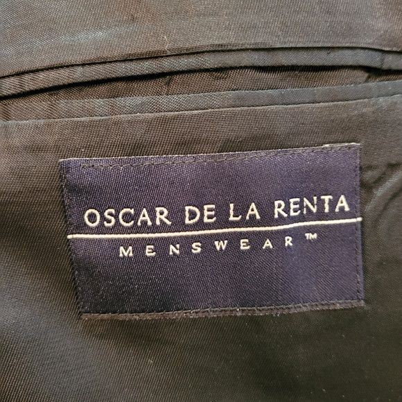 Oscar De La Renta Oscar De La Renta 100% Pure Virgin Wool Vintage Blazer -44 S Size 44S - 9 Thumbnail