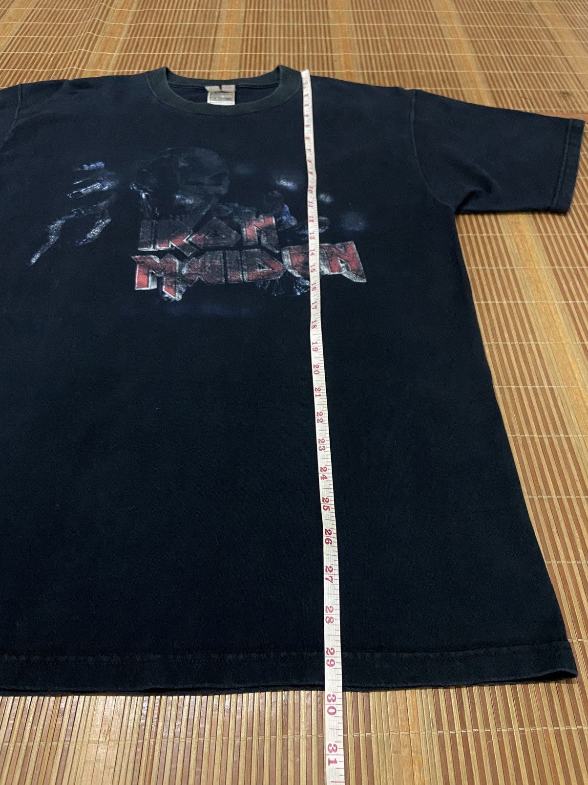 Band Tees Iron Maiden "Give Me Ed... 'Til I'm Dead" 2003 tour TEE Size US L / EU 52-54 / 3 - 9 Thumbnail
