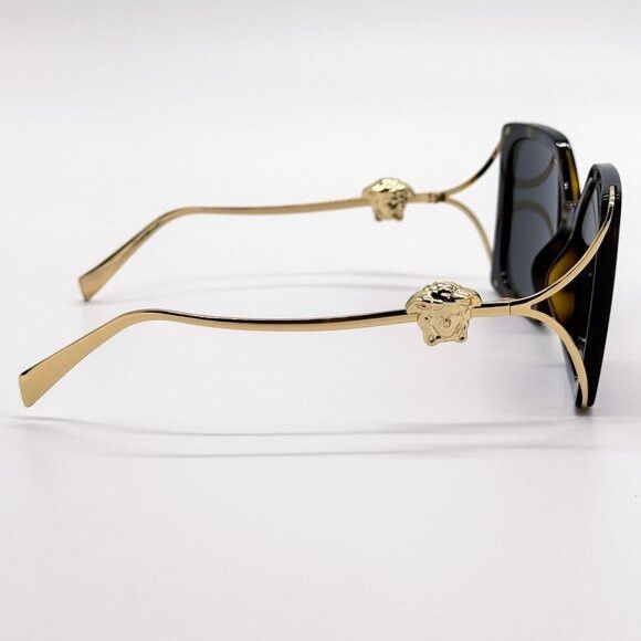 Versace NEW VERSACE VE4502U 108/87 SUNGLASSES HAVANA GOLD EYEWEAR Size ONE SIZE - 8 Thumbnail