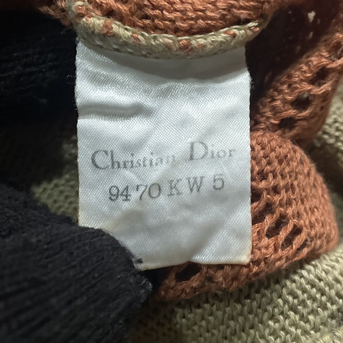 Christian Dior Monsieur × Dior × Vintage Vintage Christian Dior Asymmetric Knit Sweatshirt Size M / US 6-8 / IT 42-44 - 9 Thumbnail