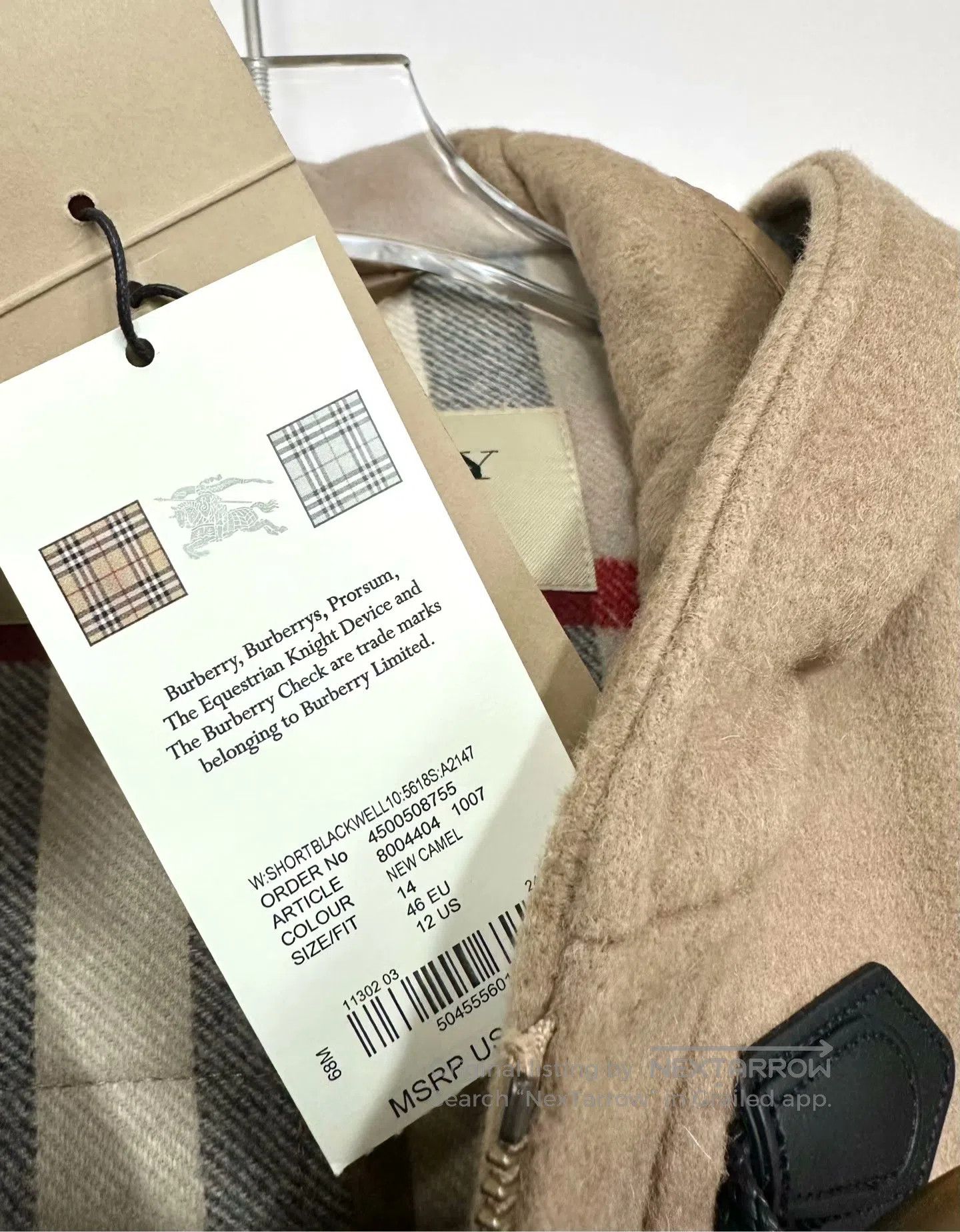 Other Burberry Khaki Horn Button Zip-Up Hooded Coat| Size M / US 6-8 / IT 42-44 - 3 Thumbnail