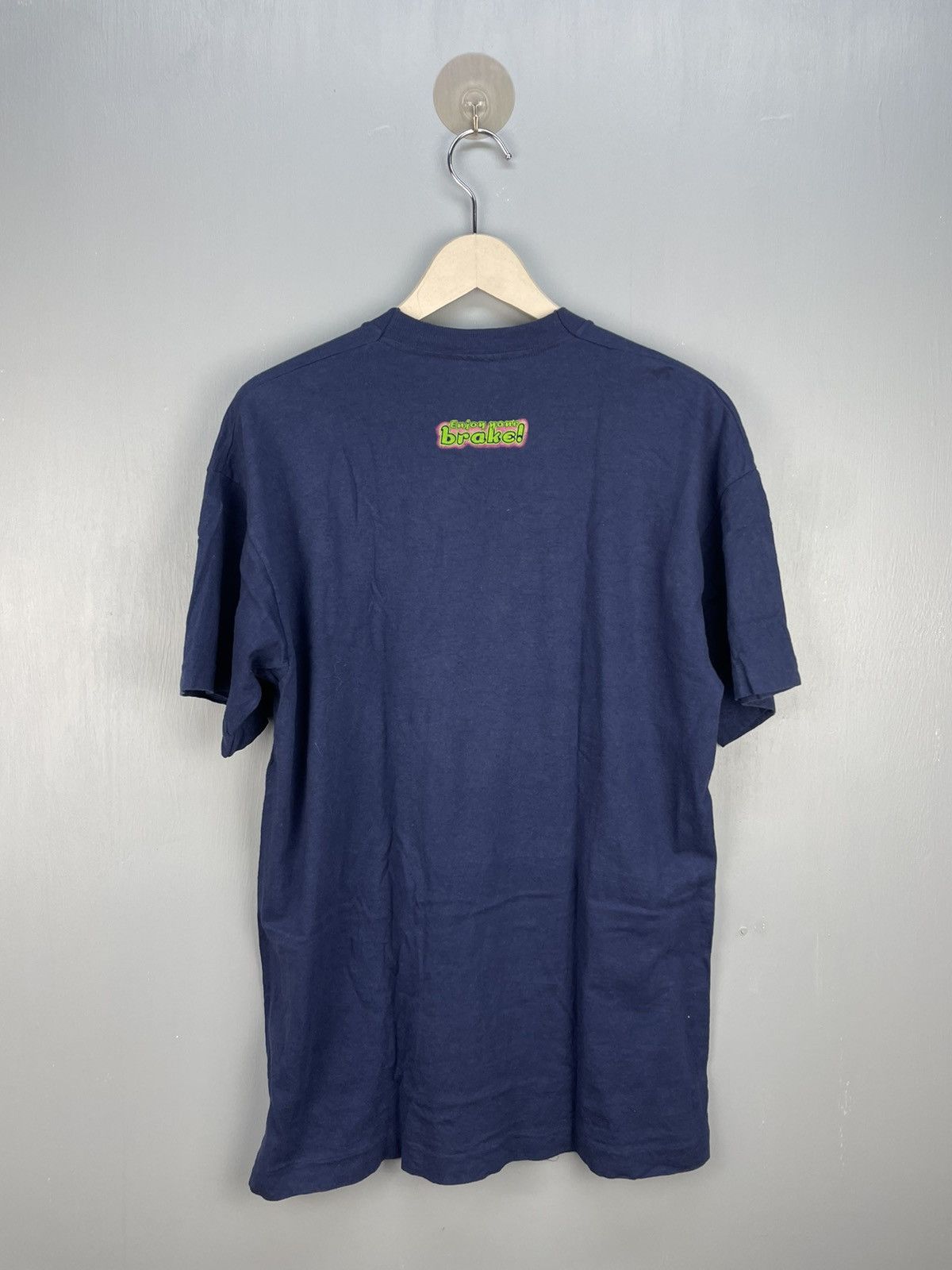 Vintage Vintage 90s Brembo Enjoy Your Brake! Promo t shirt Size US L / EU 52-54 / 3 - 2 Thumbnail