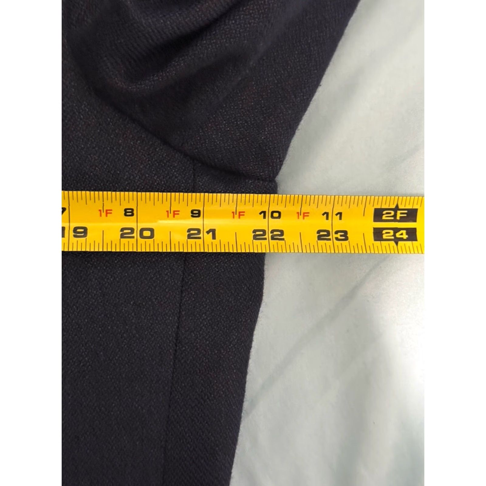 Brooks Brothers Brooks Brothers Blazer Men 43L Blue Wool Silk Linen Blend Made in Italy Jacket Single-Breasted Notch Lapel Two-Button Front Long Coat/Vintage No Size 46R - 7 Thumbnail