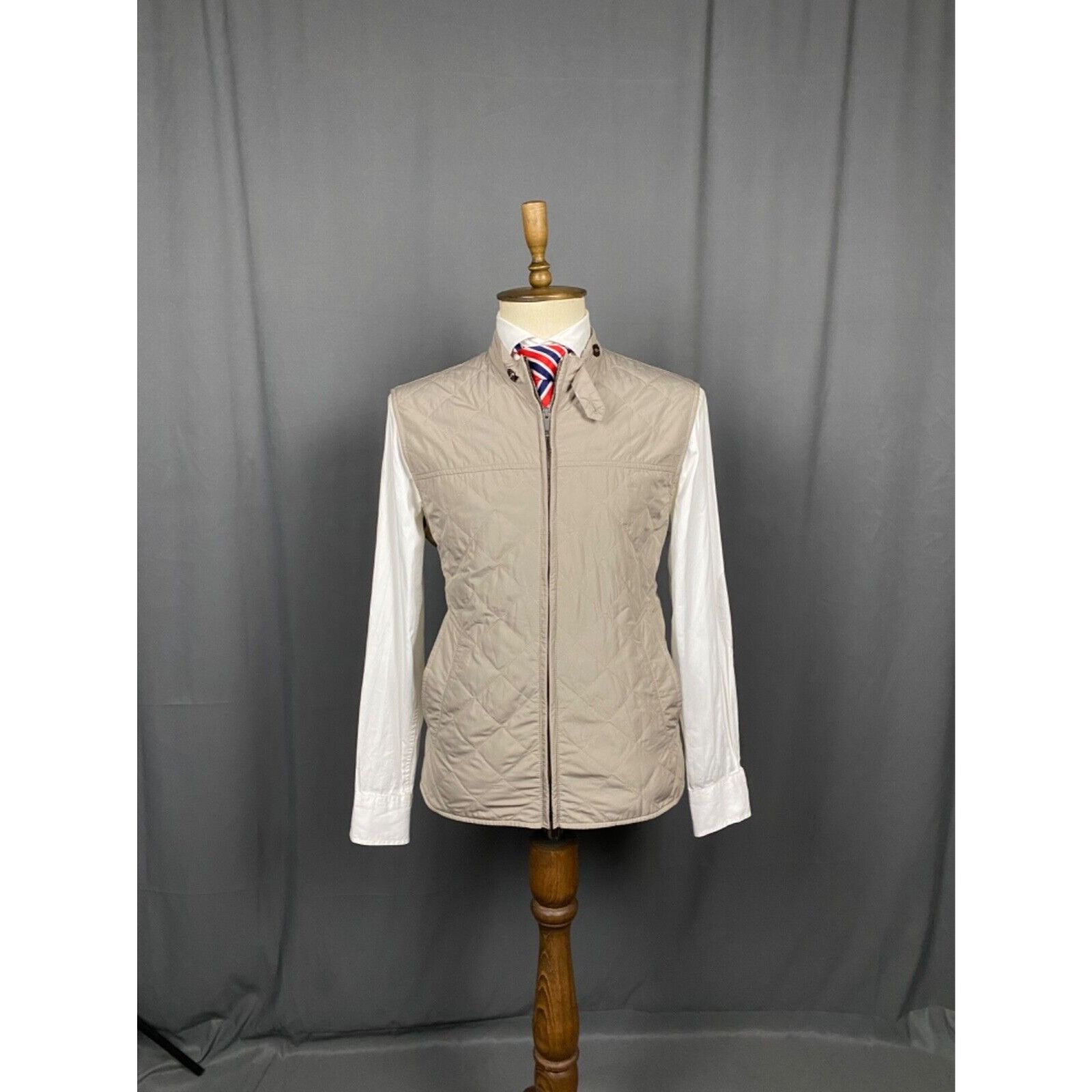 Burberry Burberry Men's Beige Quilted Vest Size XL Size US XL / EU 56 / 4 - 3 Thumbnail