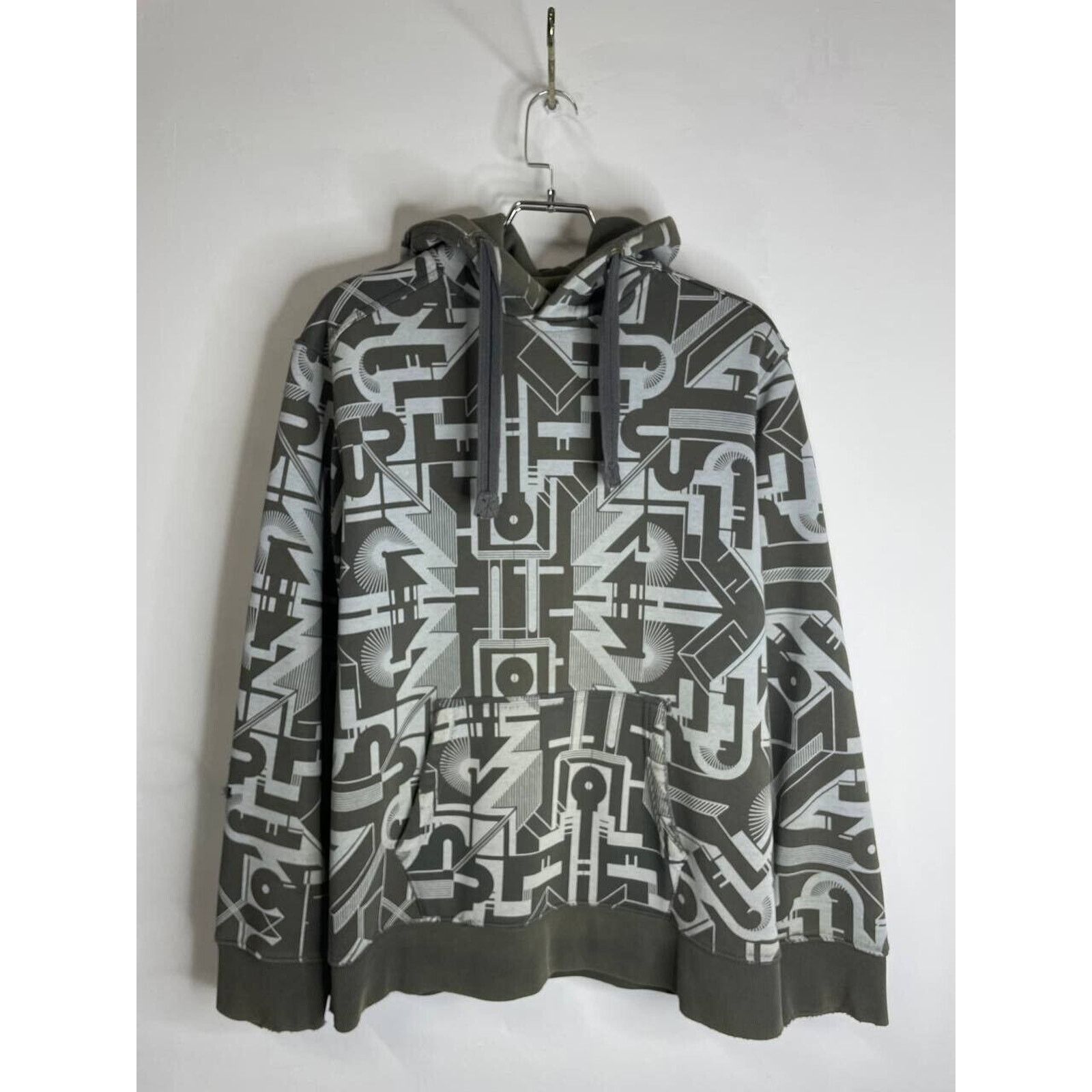 O'Neill × Vintage O’Neill Hoodie Size L Graphic Print Gray Pullover Hoodie Size US L / EU 52-54 / 3 - 1 Thumbnail