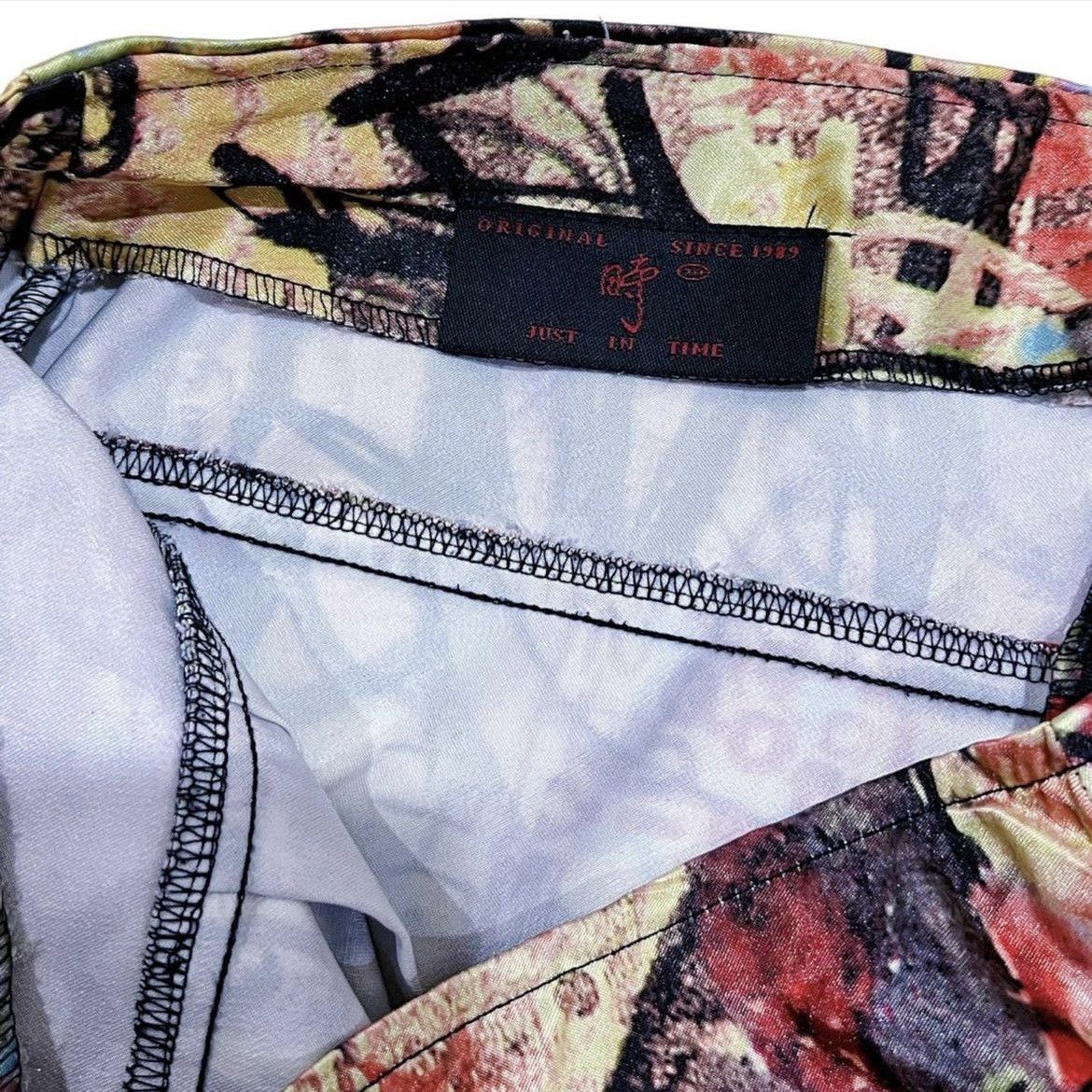 Japanese Brand Vintage punk art silky mini skirt 🖤♥️ Size 26" / US 2 / IT 38 - 5 Thumbnail