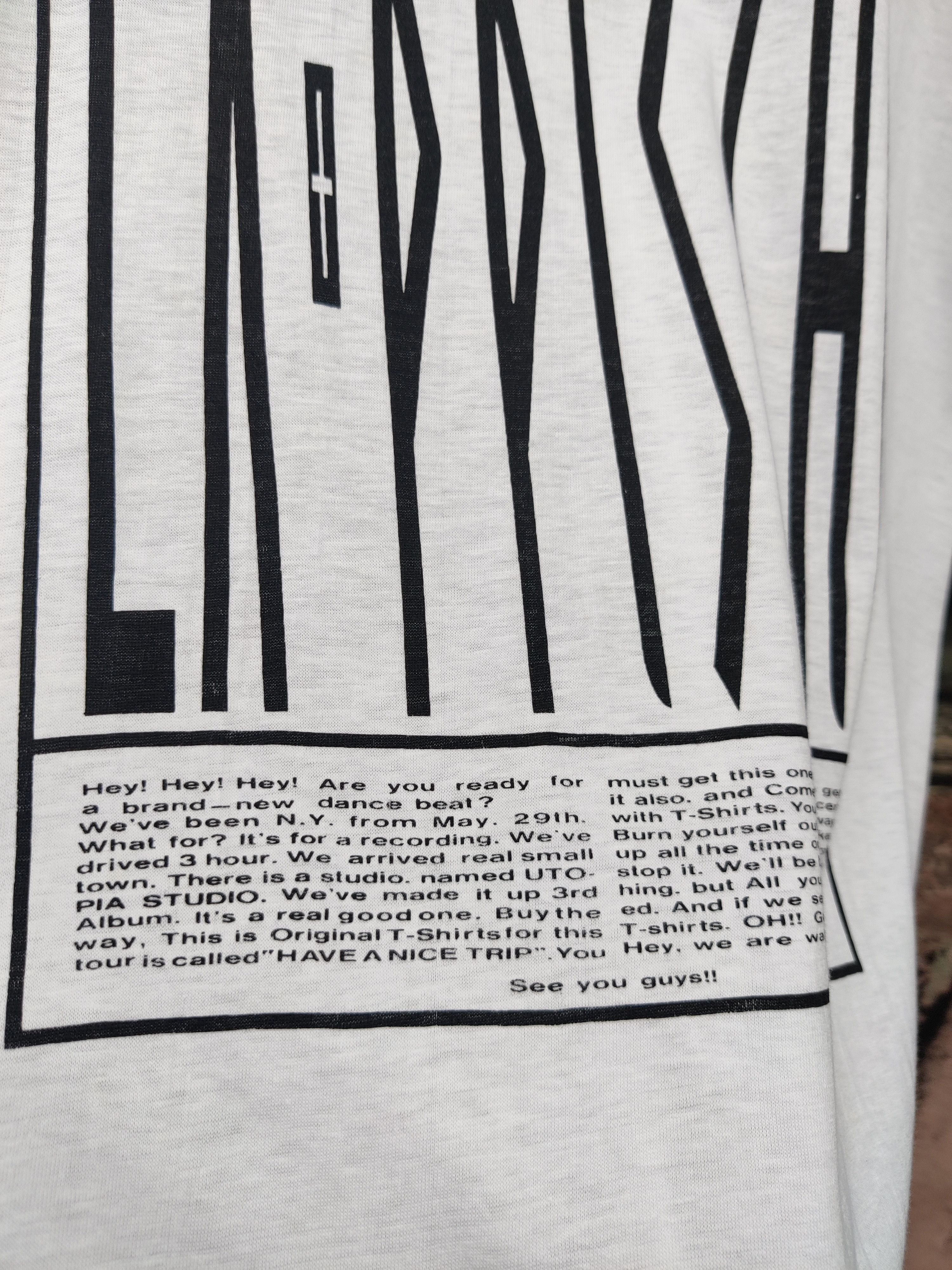 Band Tees Vintage 90's LA PPISCH Japanese Ska Punk Band Tour Shirt Size US M / EU 48-50 / 2 - 5 Thumbnail