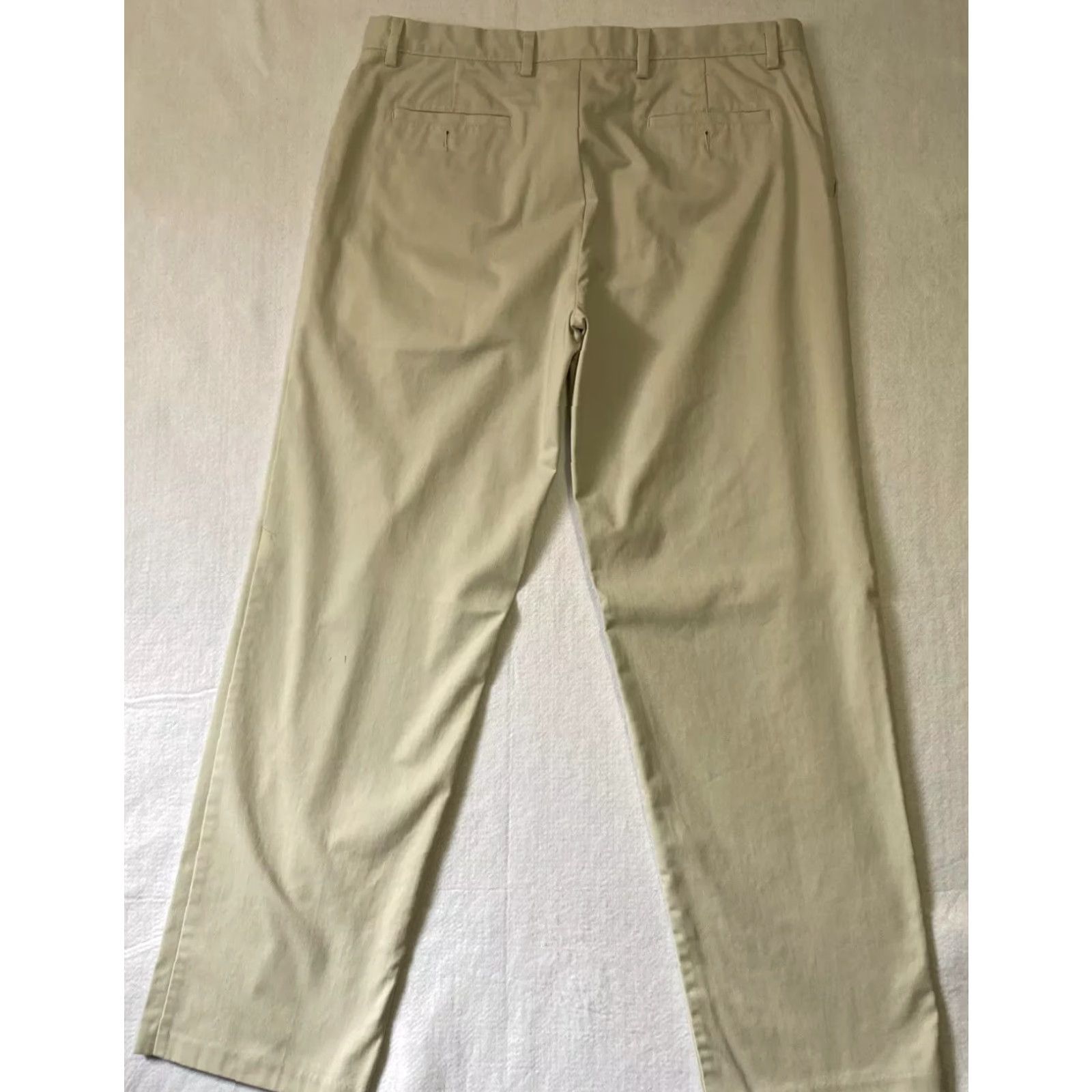 Dockers DOCKERS Pants Mens 38x34 Tan Straight Fit Flat Front Casual Workwear Pants Mens Tan 38x34 Straight Front Flat Front Regular Inseam 34 Size US 38 / EU 54 - 7 Thumbnail