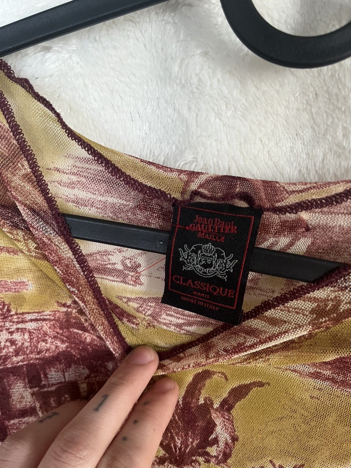 Jean Paul Gaultier jean paul gaultier cuban print mesh Size L / US 10 / IT 46 - 3 Thumbnail