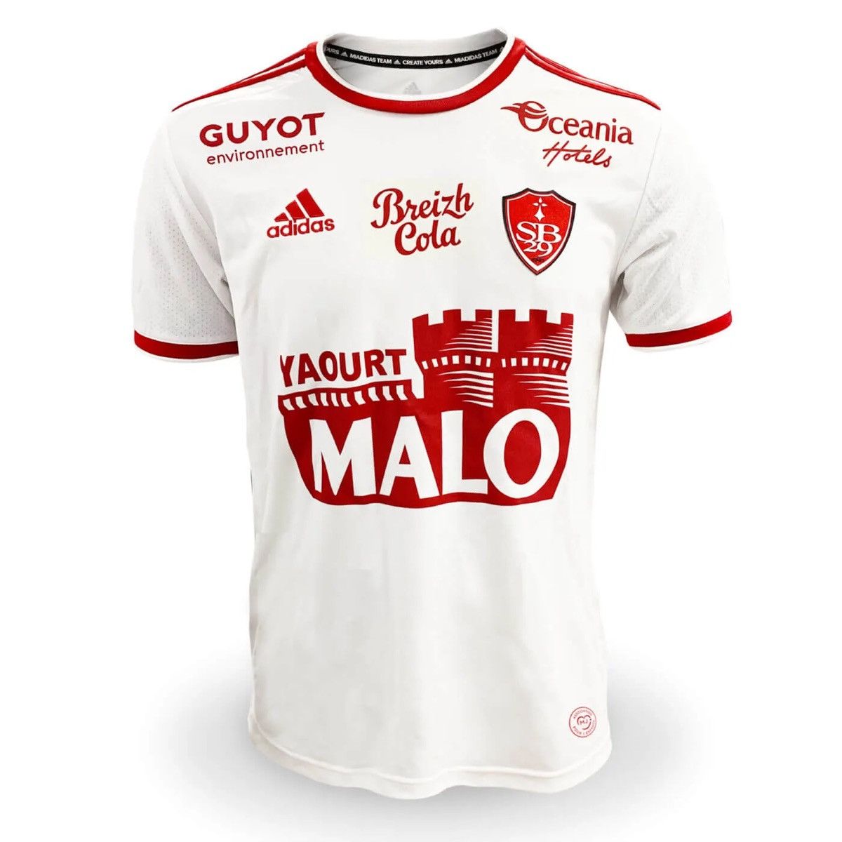 Adidas × Vintage ⚽️ STADE BRESTOIS 2021-22 CHARBONNIER SOCCER JERSEY FOOTBALL Size US XXL / EU 58 / 5 - 1 Thumbnail