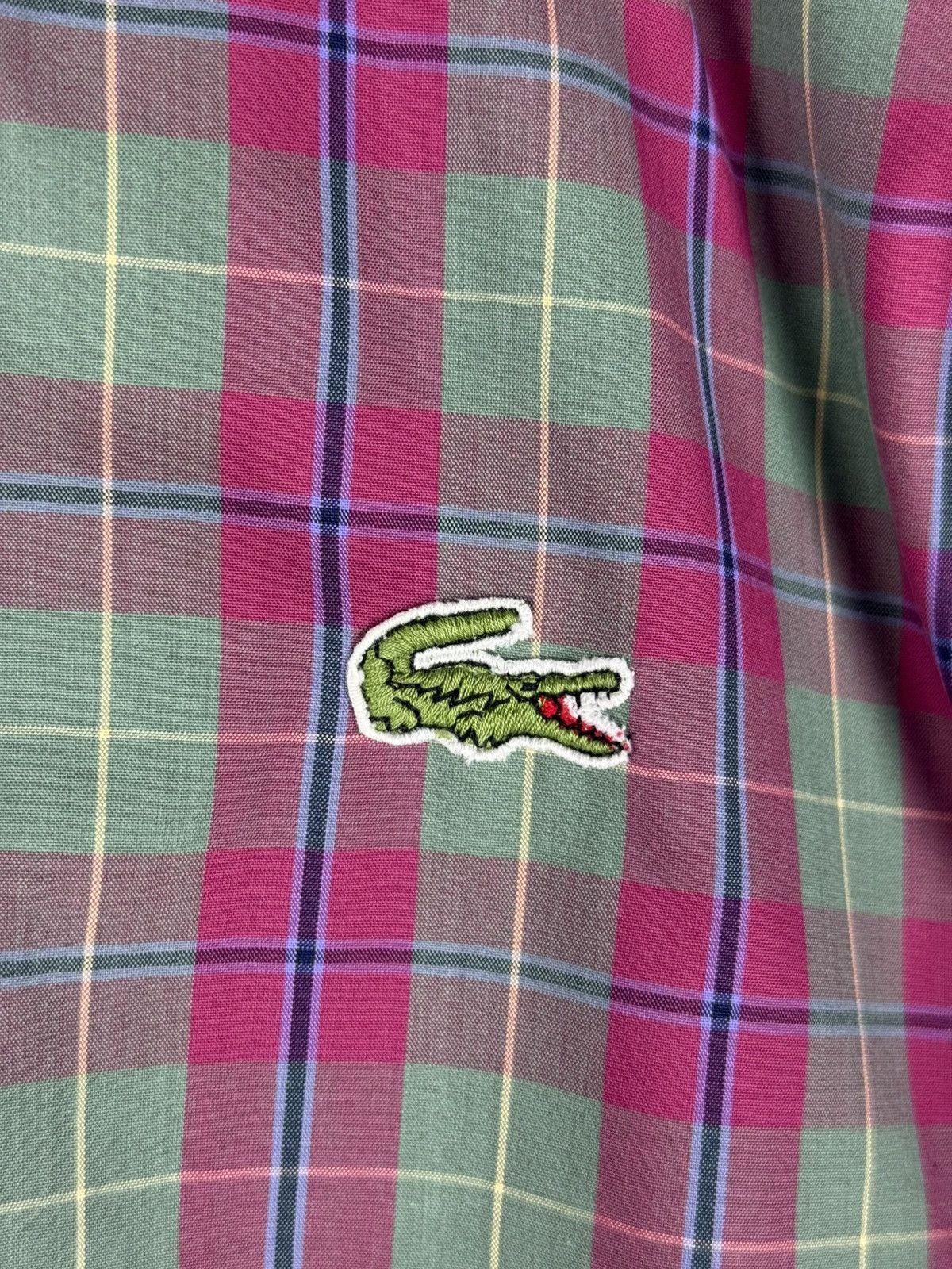 Lacoste Chemise Lacoste Vintage Reversible Bomber Jacket Size US M / EU 48-50 / 2 - 12 Thumbnail
