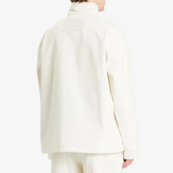 Jil Sander o1loc1c0426 Relaxed Fit Blouson in White Size US L / EU 52-54 / 3 - 3 Thumbnail