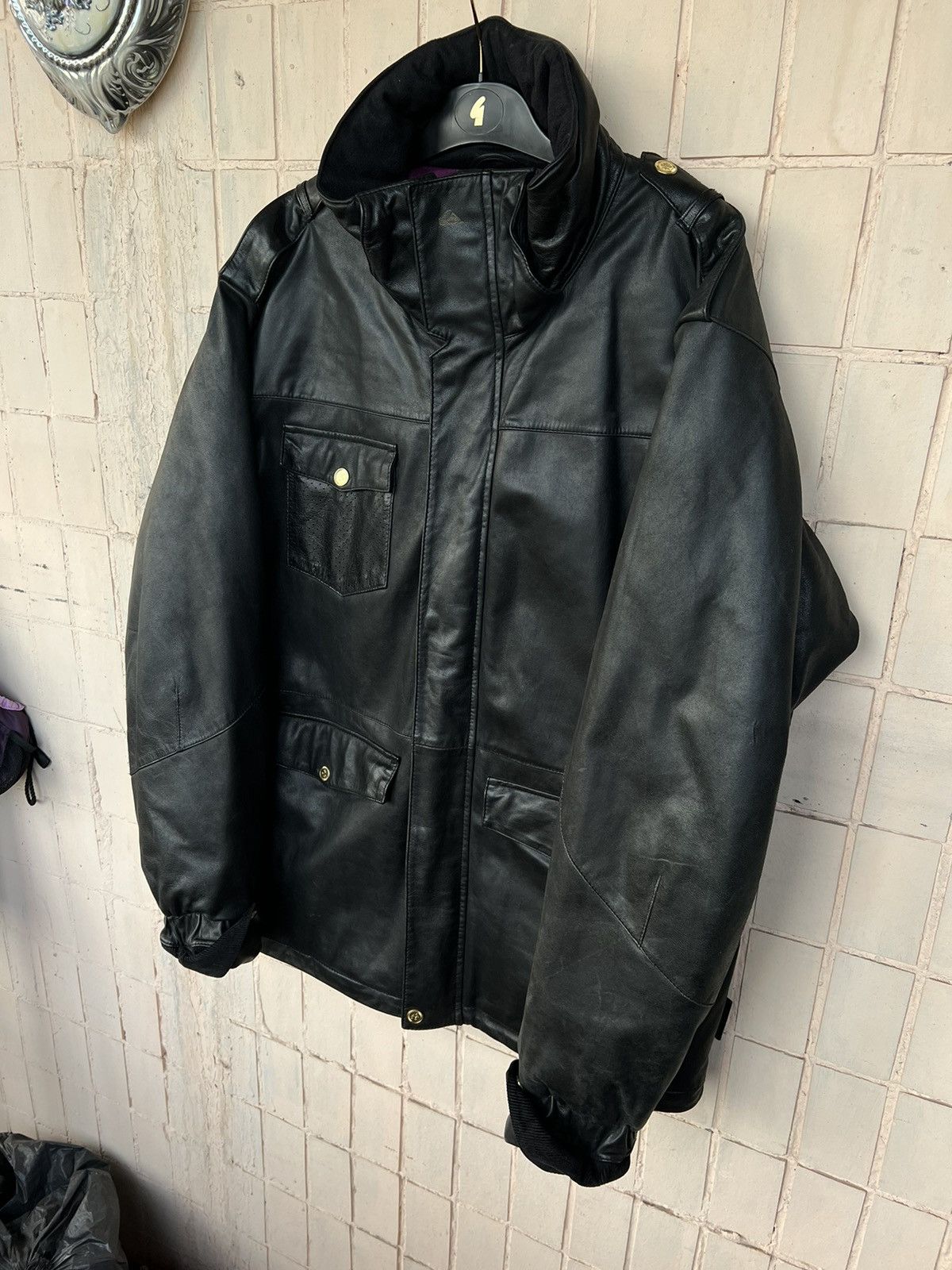 Quiksilver Ski Quiksilver vintage y2k leather jacket Size US L / EU 52-54 / 3 - 8 Thumbnail