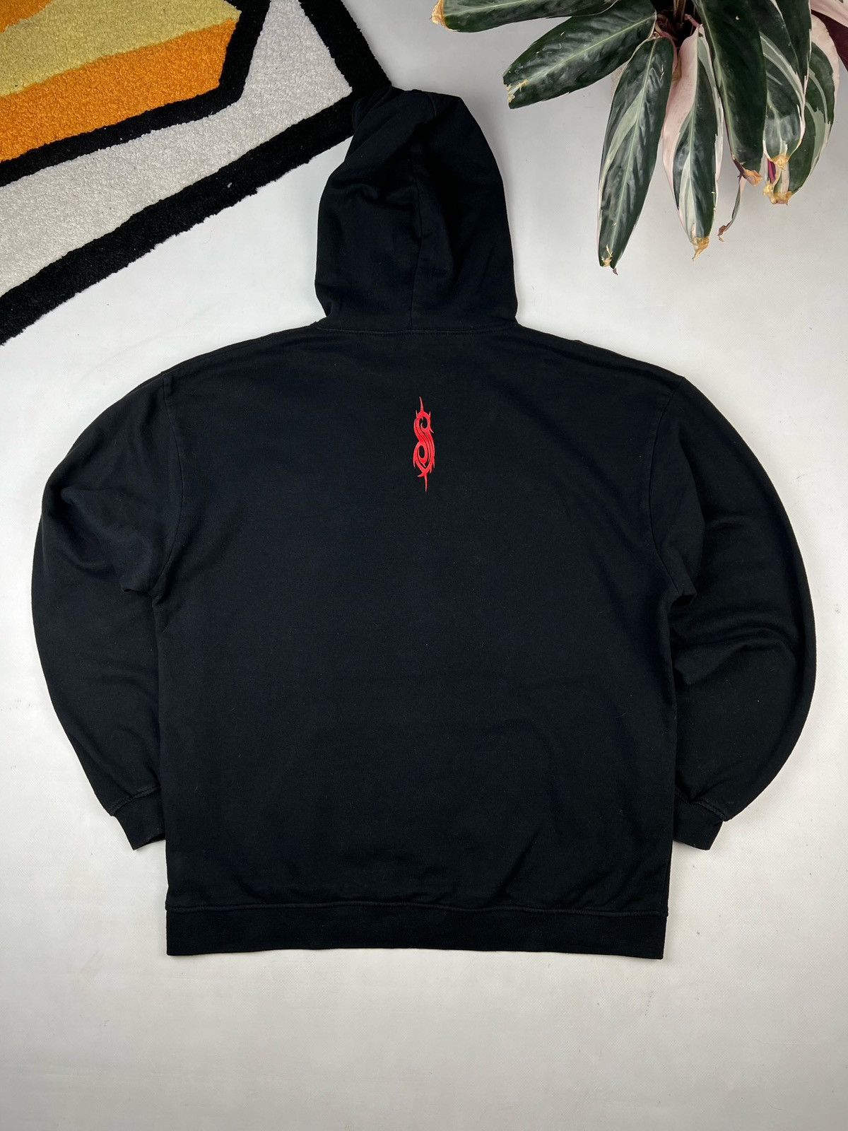 Band Tees × Vintage Vintage Slipknot Band Tribal Hoodie Size US L / EU 52-54 / 3 - 2 Thumbnail