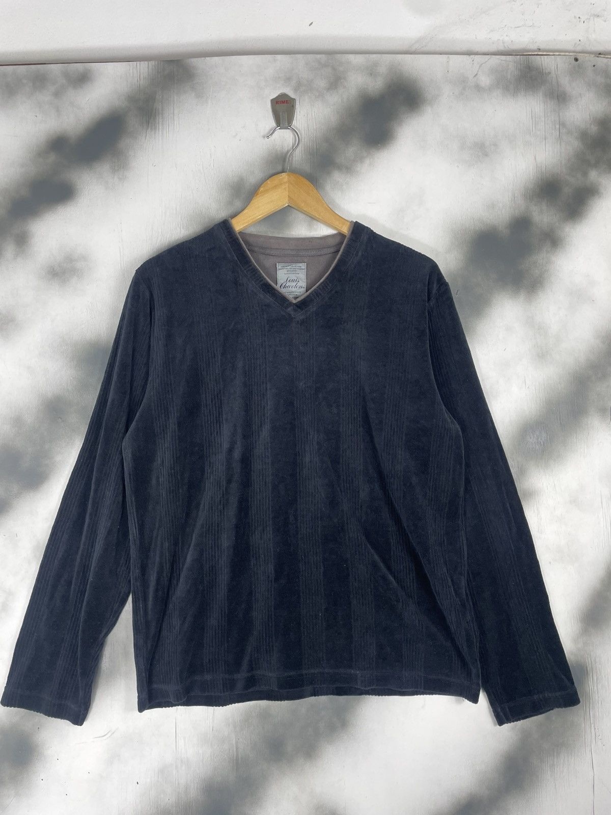 Designer VINTAGE LOUIS CHAVLON STRIPE LONG SLEEVE Size US L / EU 52-54 / 3 - 1 Thumbnail
