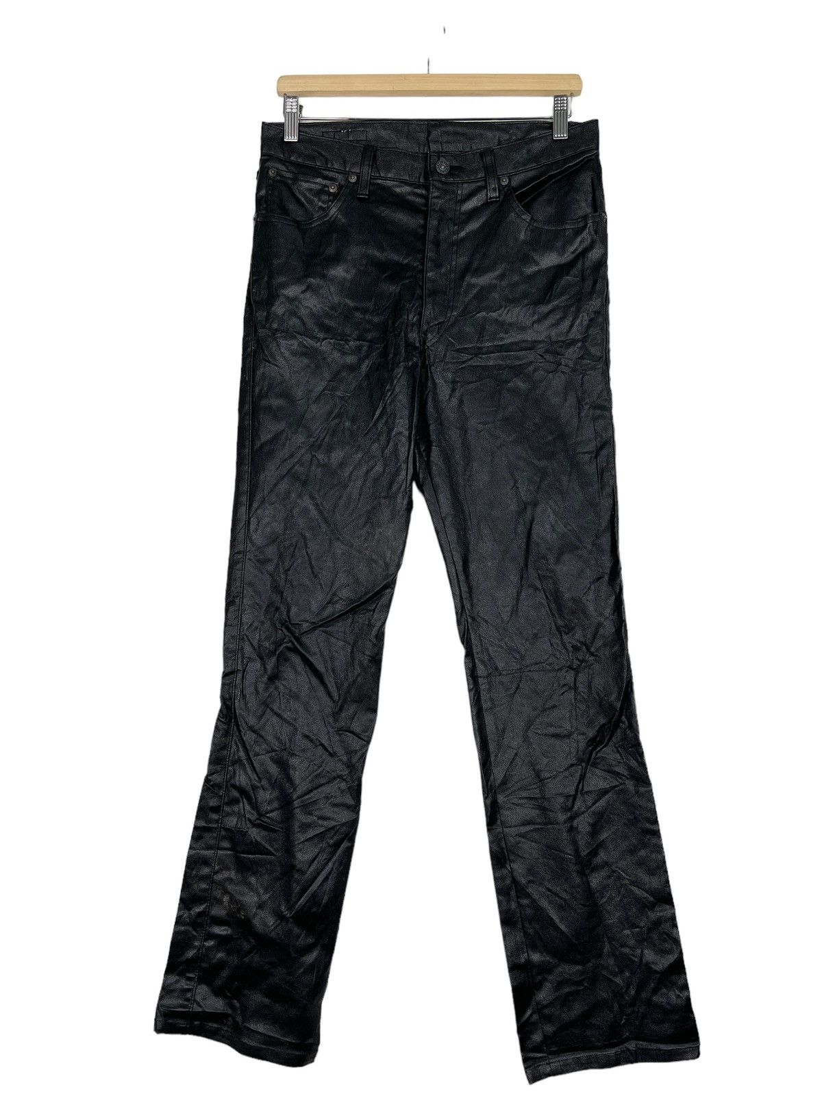 Blue Blue Japan 🔥 BLUE WAY COATED JEANS MADE IN JAPAN Size US 32 / EU 48 - 2 Thumbnail
