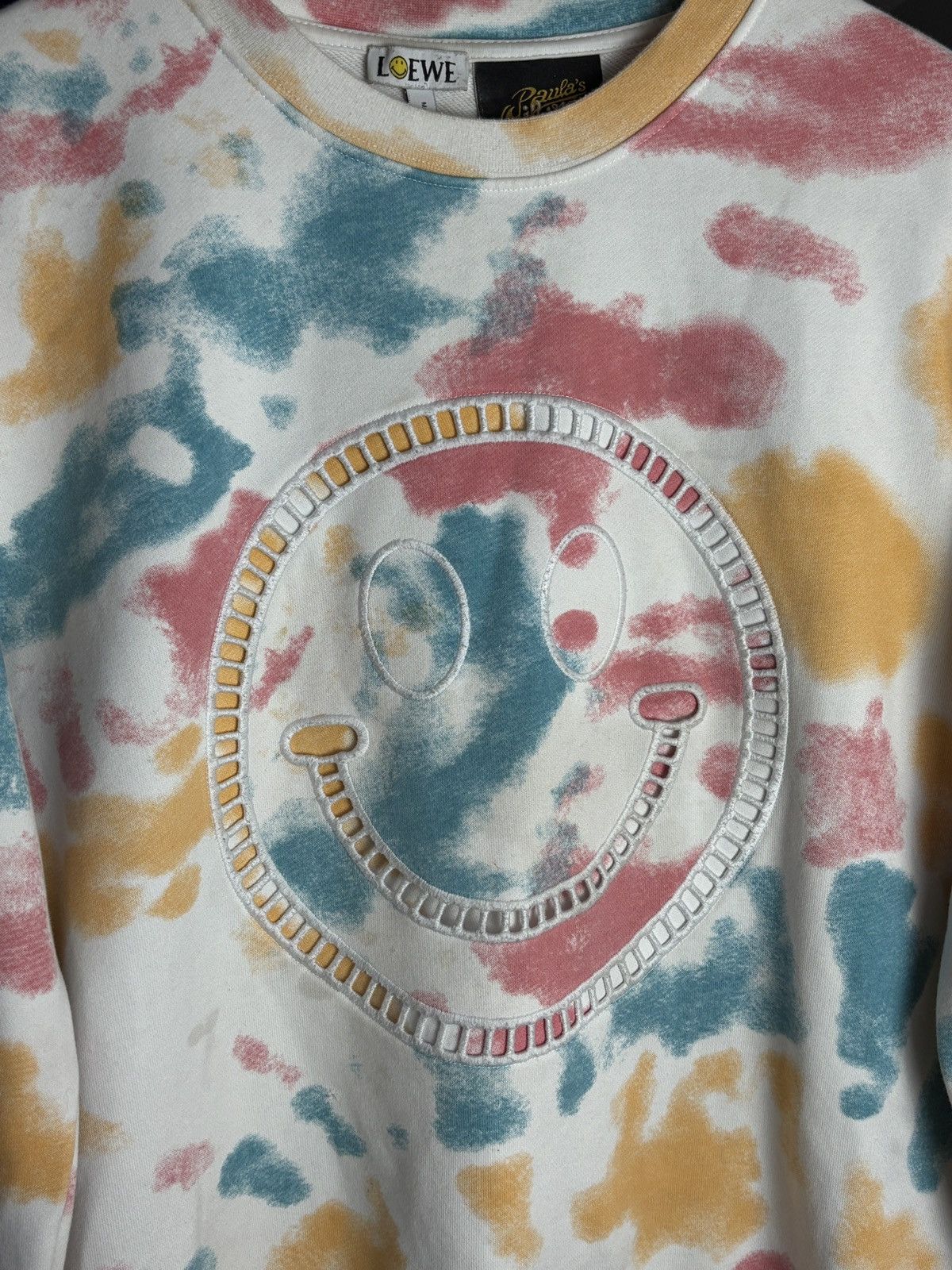 Loewe Loewe Smiley Paula’s Ibiza Multicolor Sweatshirt Size S / US 4 / IT 40 - 3 Thumbnail