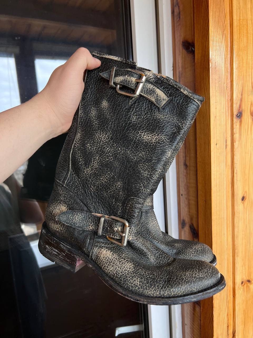If Six Was Nine Marlboro Cowboy Distressed Ankle boots Vintage A.S. 98 Style Size US 5.5 / EU 38 - 18 Thumbnail