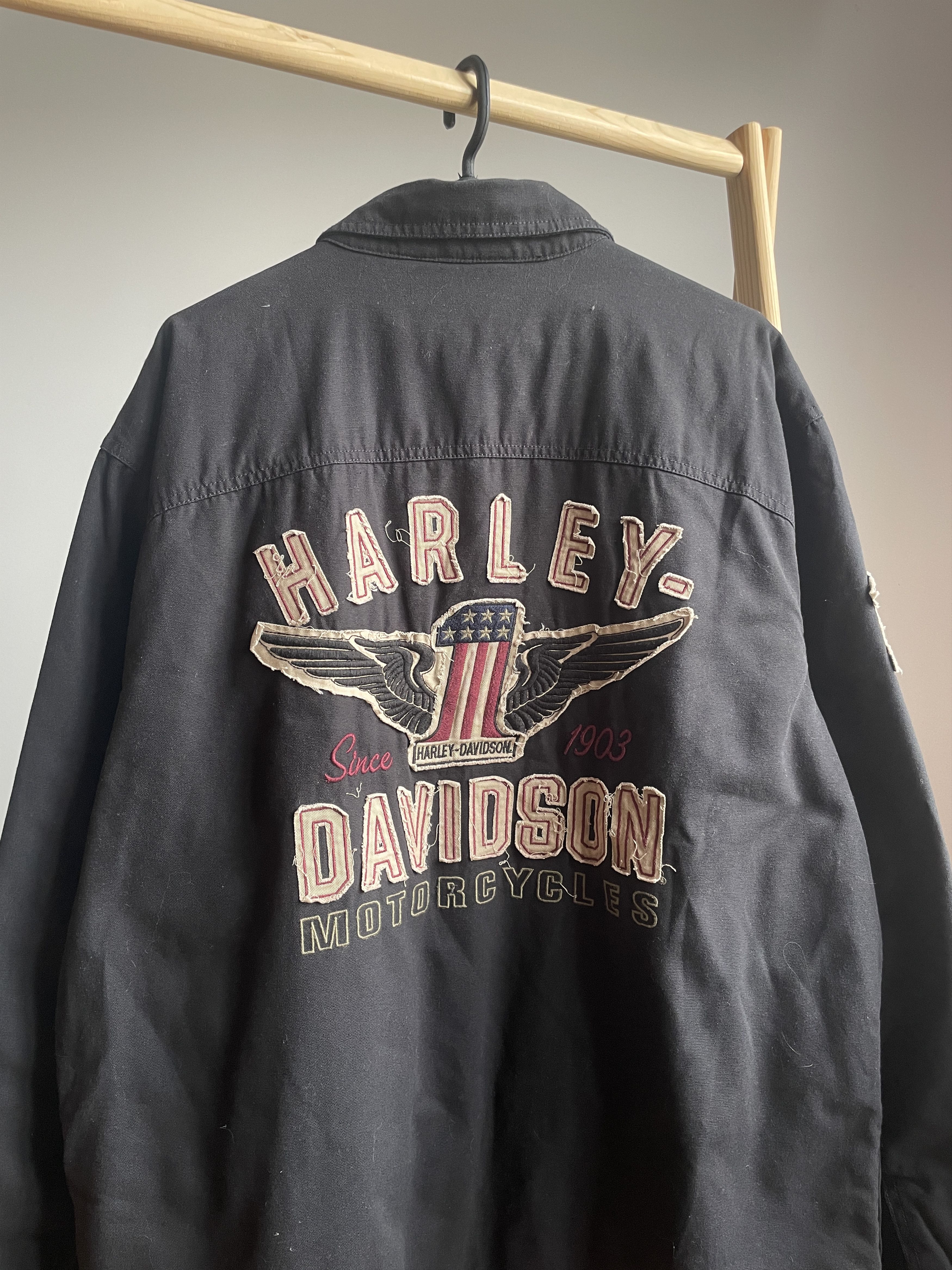 Harley Davidson Harley Davidson #1 Genuine Classics Padded Overshirt Size XL Size US XL / EU 56 / 4 - 4 Thumbnail