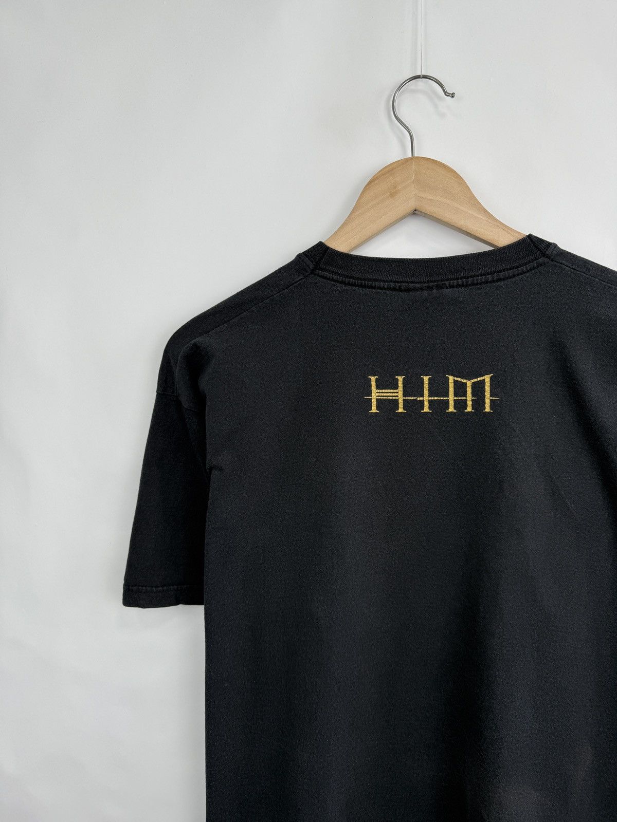 Band Tees Vintage 90s HIM Heartagram T-Shirt Band Metal Rare Retro Y2K Size US M / EU 48-50 / 2 - 8 Thumbnail