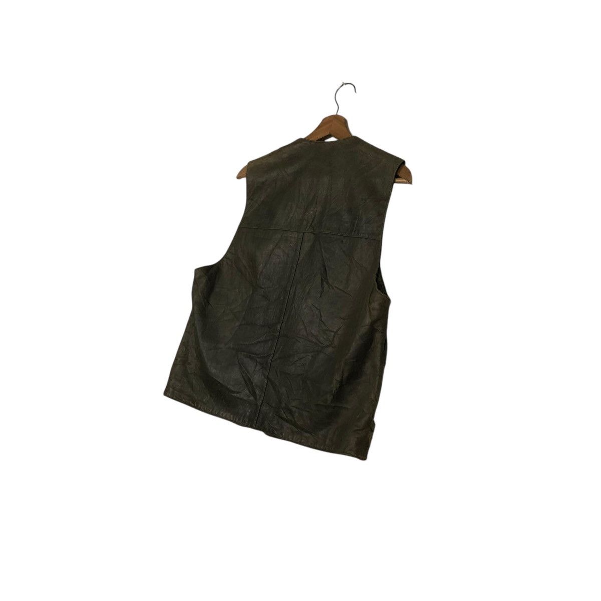 Genuine Leather 🔥VINTAGE GENUINE LEATHER BIKER JACKET DEWN ISSEY MIYAKE Size US M / EU 48-50 / 2 - 12 Thumbnail