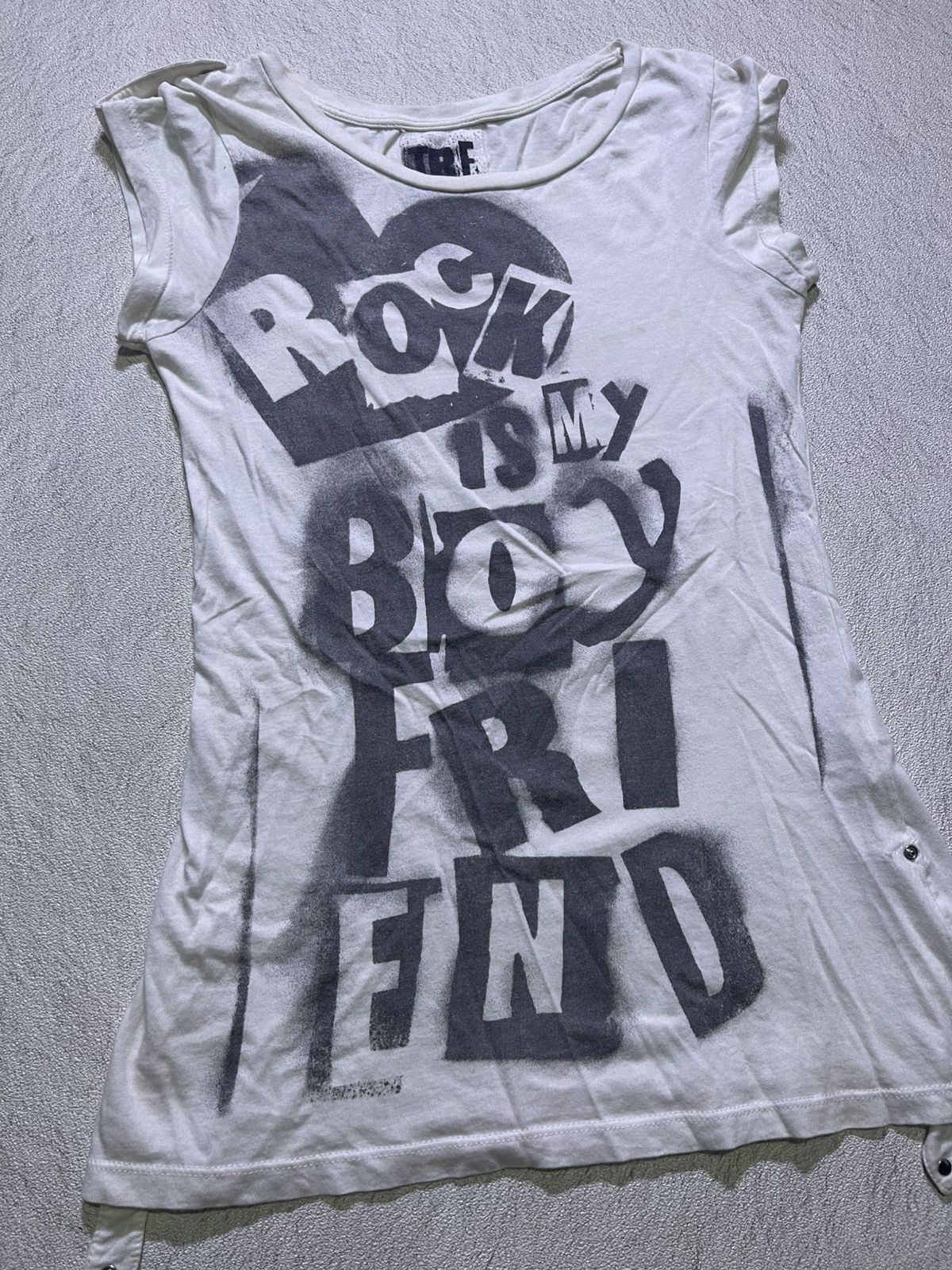 Japanese Brand Y2K TRF PANT short sleeve tshirt Size S / US 4 / IT 40 - 2 Thumbnail