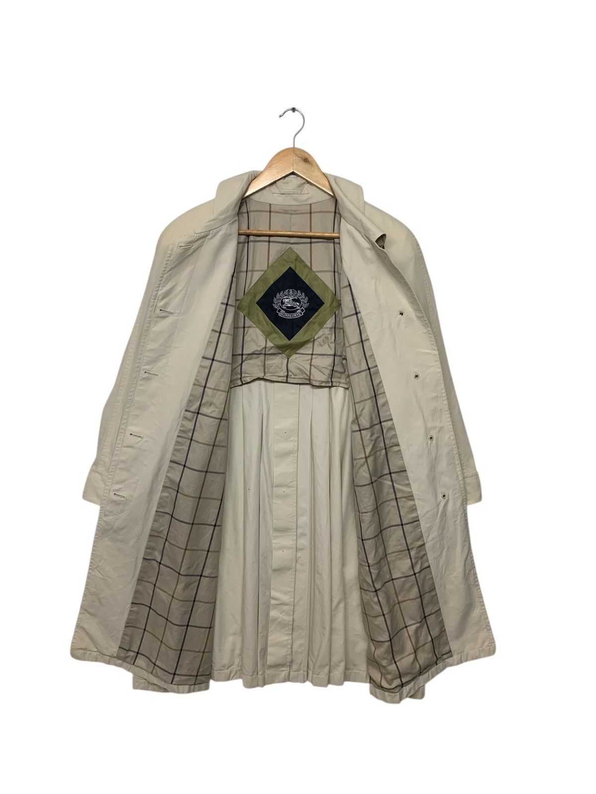 Burberry Rare Vintage 90's Burberry's Button Ups Long Jacket Size US L / EU 52-54 / 3 - 1 Thumbnail