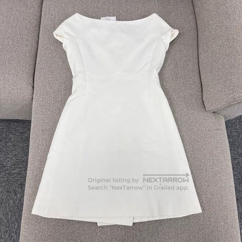 Dior Dior Beige double-breasted one-shoulder dress Size XS / US 0-2 / IT 36-38 - 2 Thumbnail