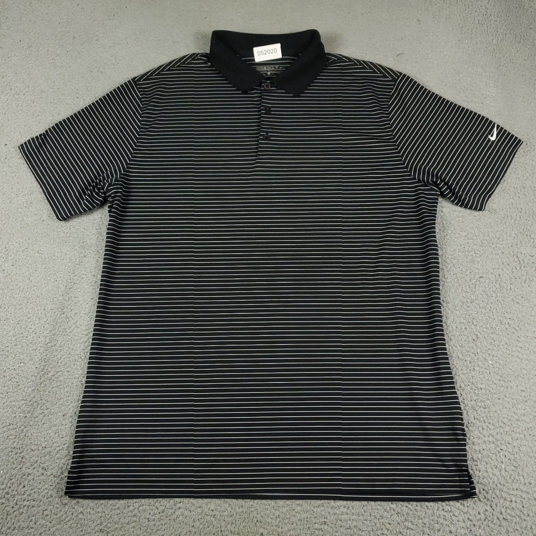 Nike Nike Polo Shirt Mens XL Black Striped Dri Fit Golf Casual Short Sleeve Size US XL / EU 56 / 4 - 2 Thumbnail