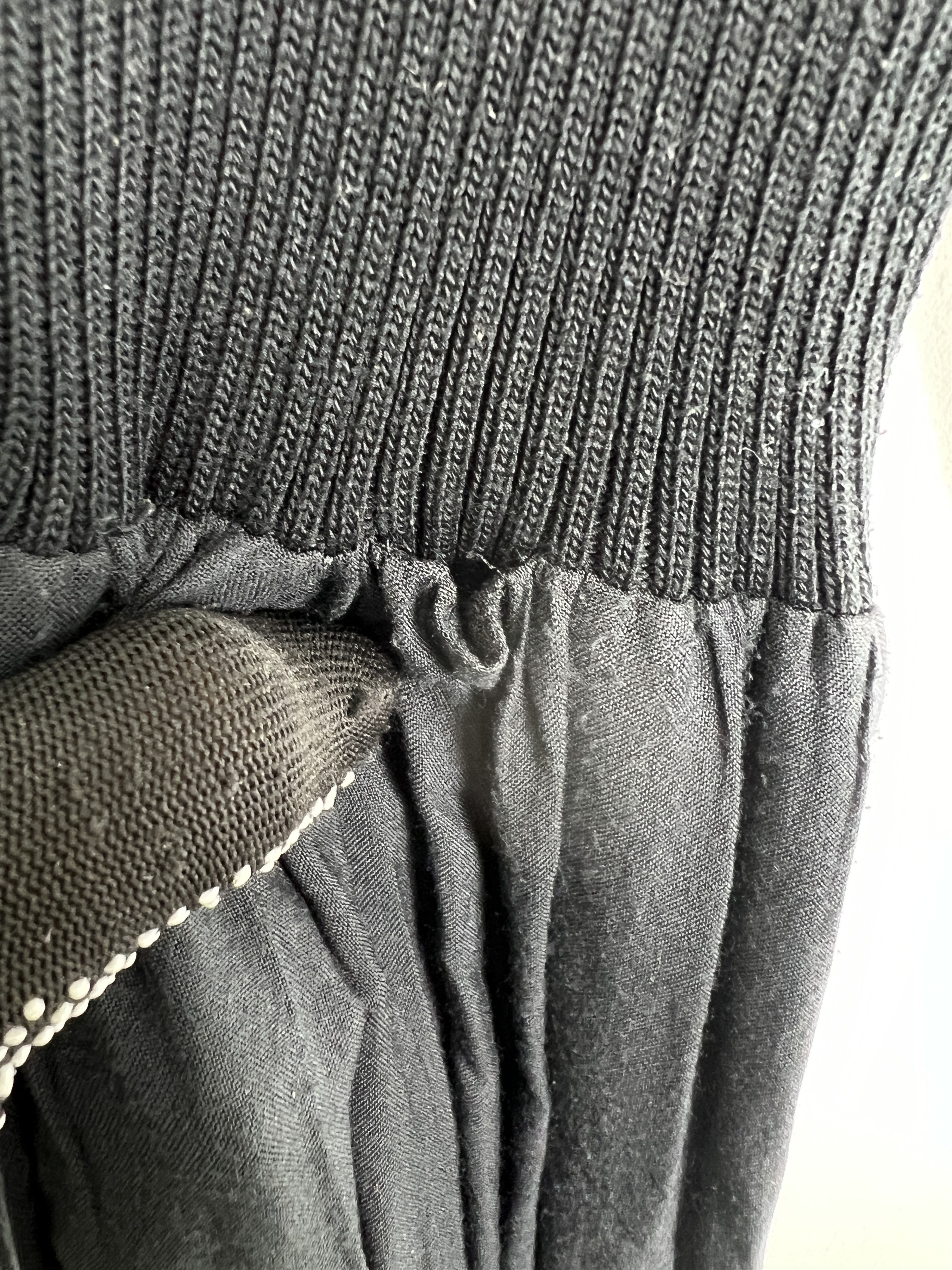 Tricot Comme des Garcons tricot COMME des GARÇONS Black Maxi Dress GTMPT726 Size L / US 10 / IT 46 - 11 Thumbnail