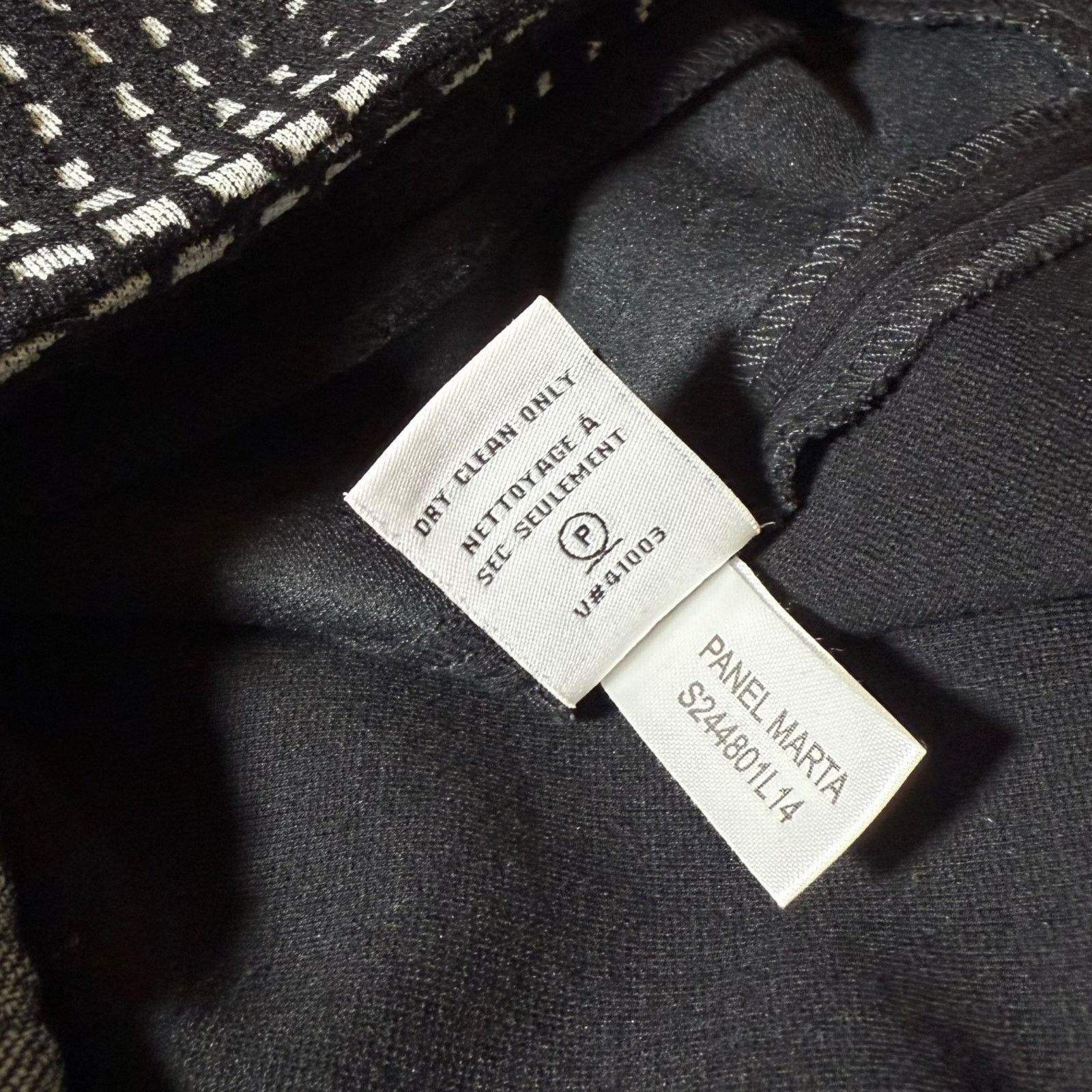 Diane von Furstenberg Diane von Furstenberg Marta Pencil Skirt Black White Size 2 Size 26" / US 2 / IT 38 - 6 Thumbnail