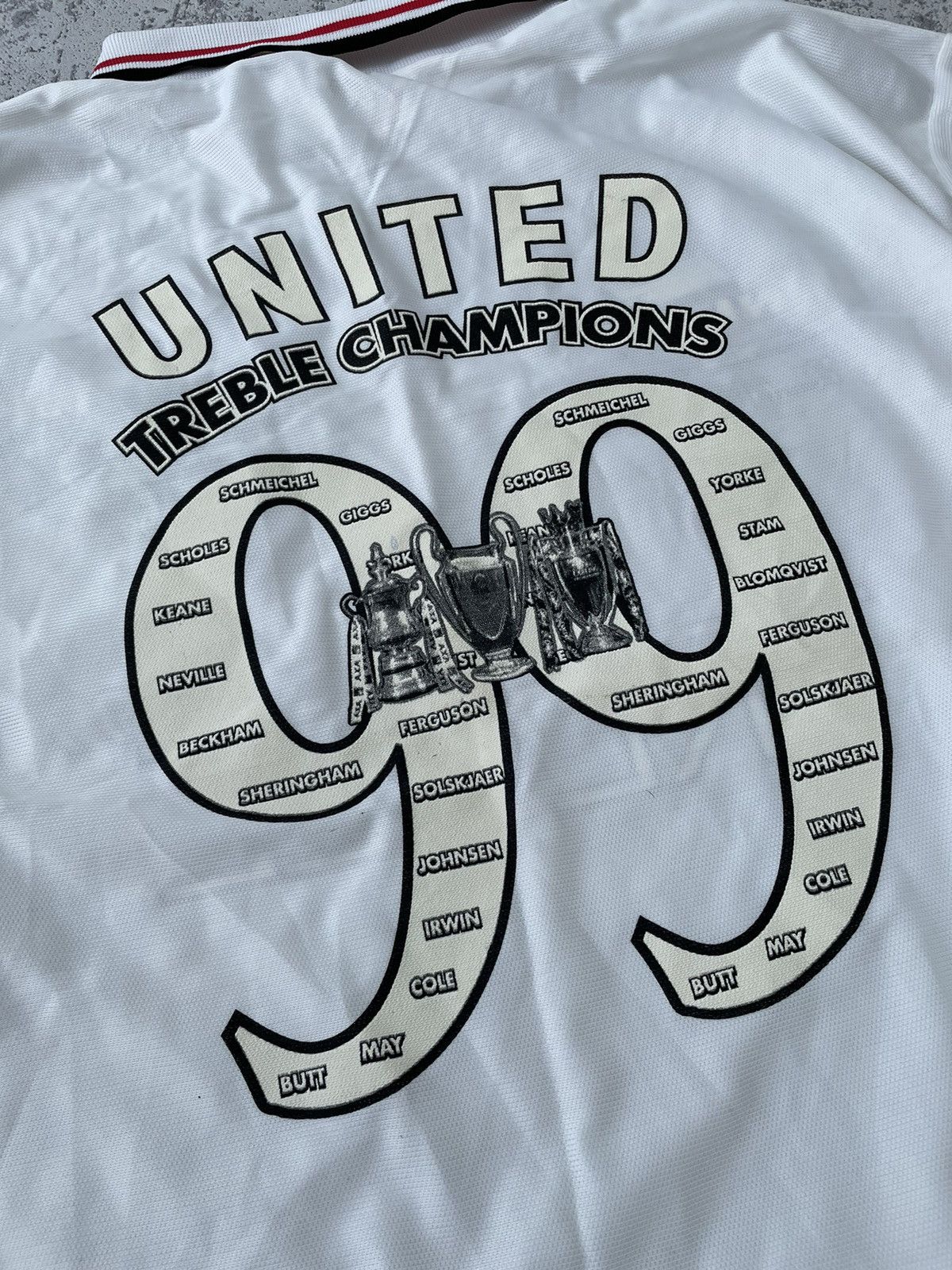 Vintage Archival 1999 Rare❗️Manchester United Treble Champions Jersey Size US L / EU 52-54 / 3 - 4 Thumbnail