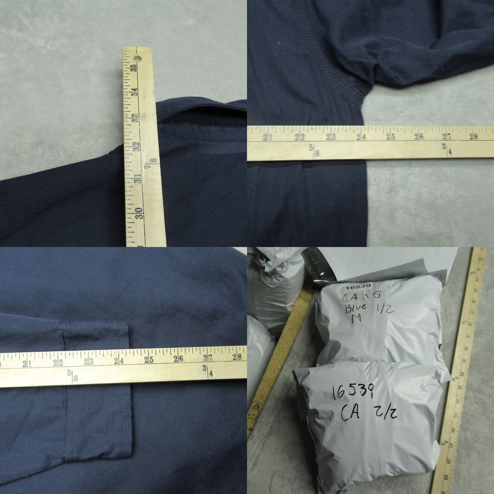 Carhartt Carhartt FR Work Shirt Mens Large Blue Flame Resistant Button Down Logo Paul A Size US L / EU 52-54 / 3 - 9 Thumbnail