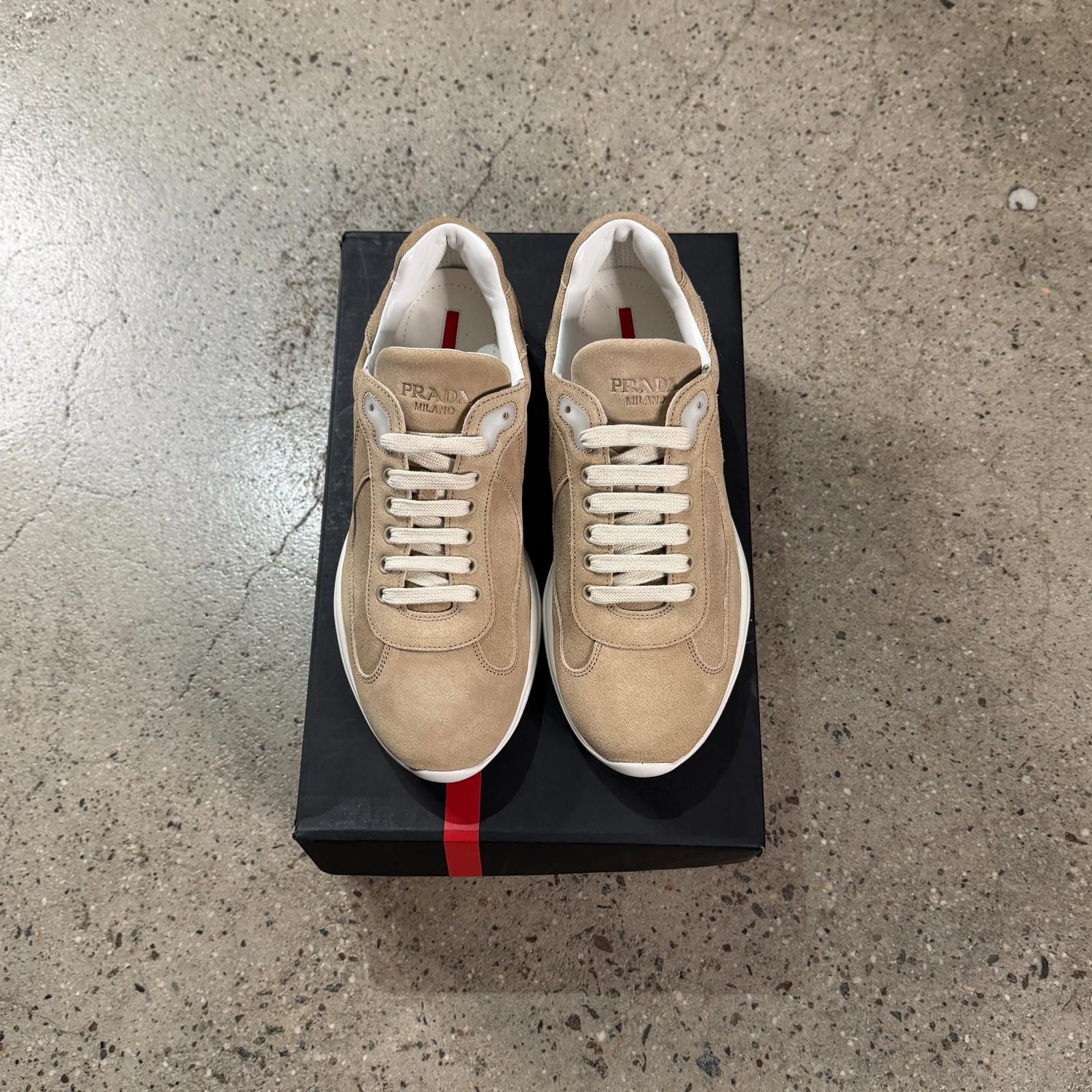 Prada Prada Suede America Cup Sneakers Size US 9 / EU 42 - 4 Thumbnail
