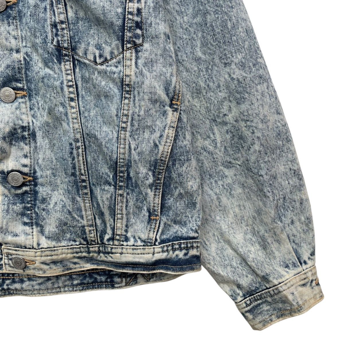 Vintage 💥Vintage Edwin Stone Wash Acid Wash Trucker Denim Jacket Size US M / EU 48-50 / 2 - 6 Thumbnail