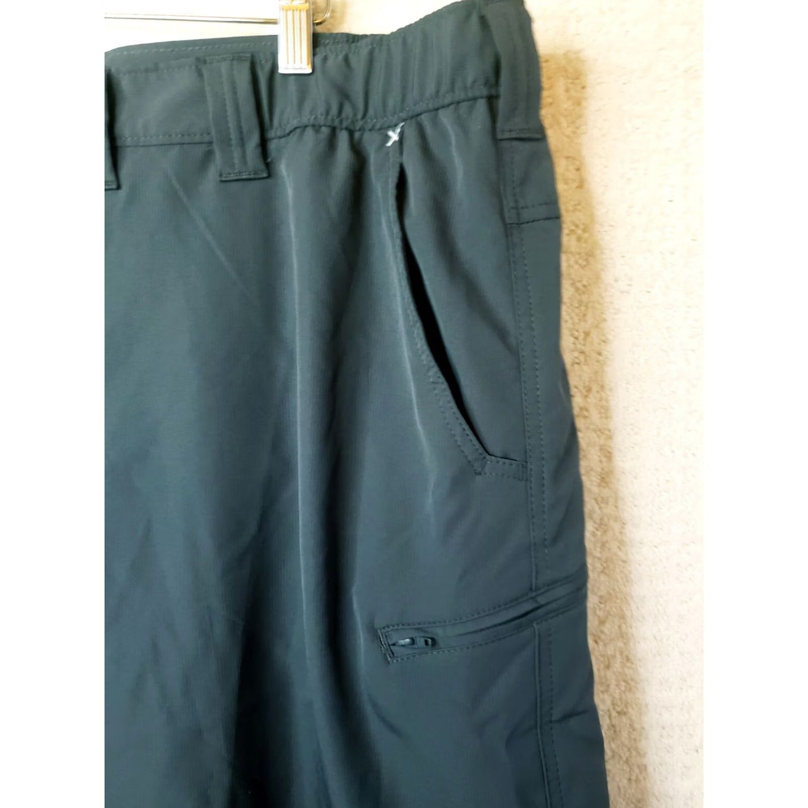 Wrangler Wrangler Outdoor Polyester Hiking Shorts Dark Gray Elastic Waist Men's 44 New without Tags! Size US 44 / EU 60 - 5 Thumbnail