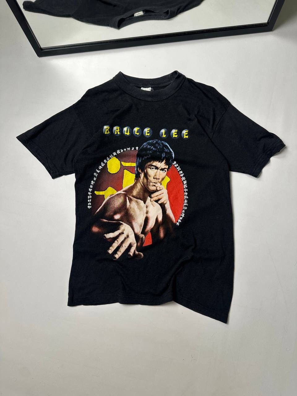 Vintage 90s Vintage Bruce Lee 3D T Shirt Size US M / EU 48-50 / 2 - 1 Thumbnail