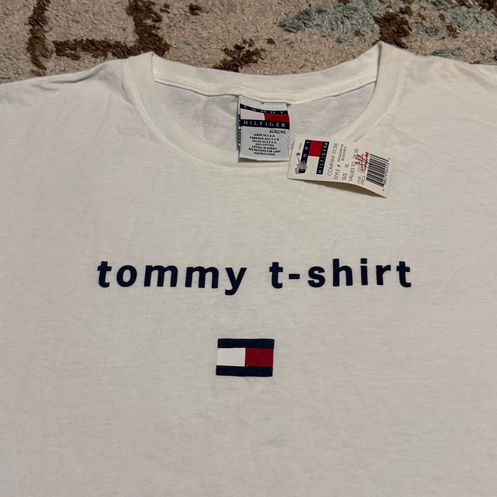 Tommy Hilfiger NWT Vintage Tommy Hilfiger tommy t-shirt Size XL 90s Size US XL / EU 56 / 4 - 1 Thumbnail