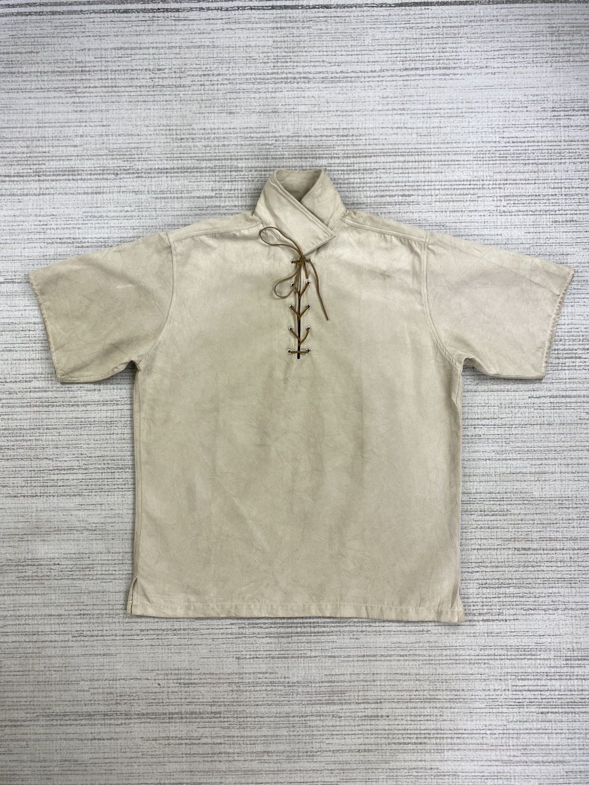 Designer × Japanese Brand × Vintage Vintage Mulholland Men’s Tops Retro Casual Shortsleeve Shirt Size US M / EU 48-50 / 2 - 5 Thumbnail